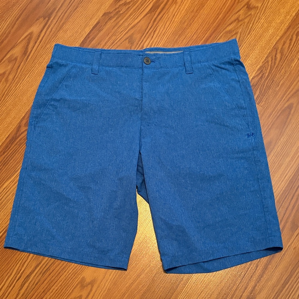 Under Armour Men's Deep Blue Flat Front Shorts